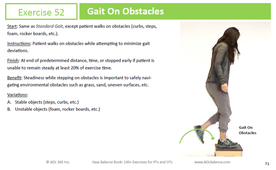 Crosswalk #4: Activities-Specific Balance Confidence Scale and Haas Balance Book