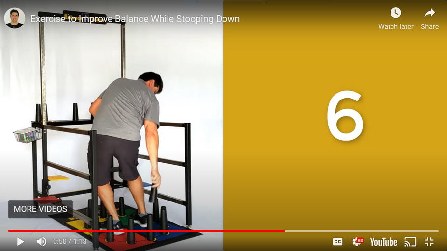 Randomized Reaching Exercise to Improve Balance for Reaching Down