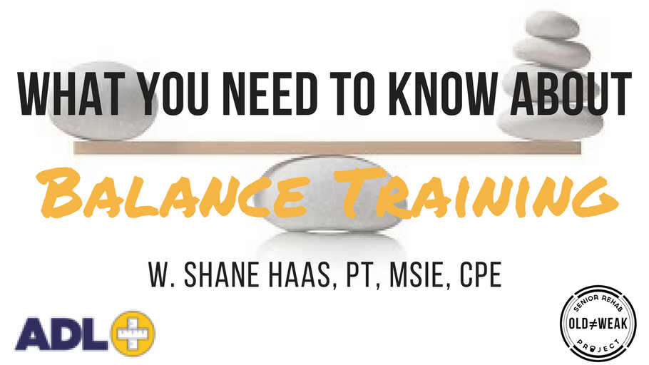 Talking Balance on Senior Rehab Podcast