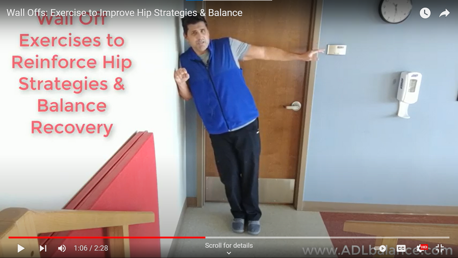 Wall Off Exercises to Improve Balance Recovery
